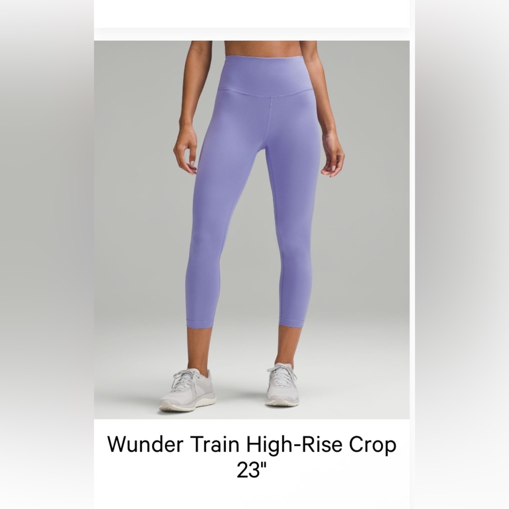 Lululemon Wunder Train Leggings in Dark Lavender